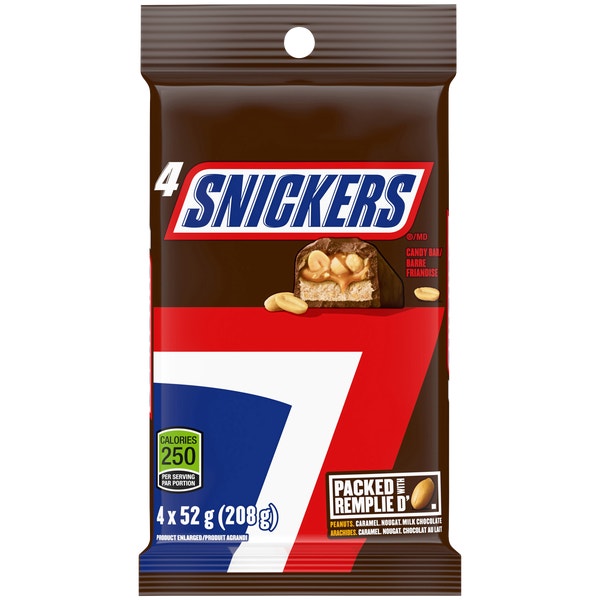 SNICKERS 4 Pack, 4x52g